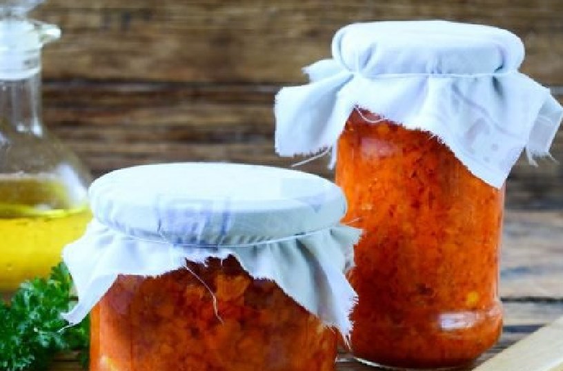 Carrot caviar for the winter