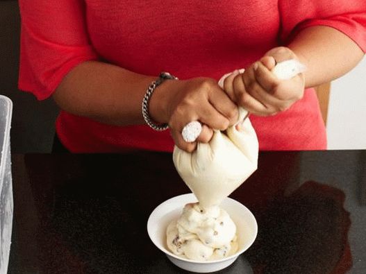 Soft ice cream from yogurt and condensed milk