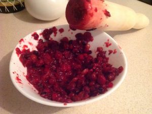 Cranberry fruit drink