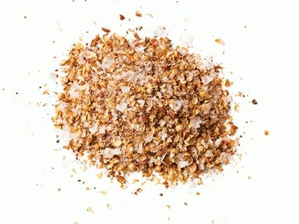 Photo Sea salt with pepper and coriander