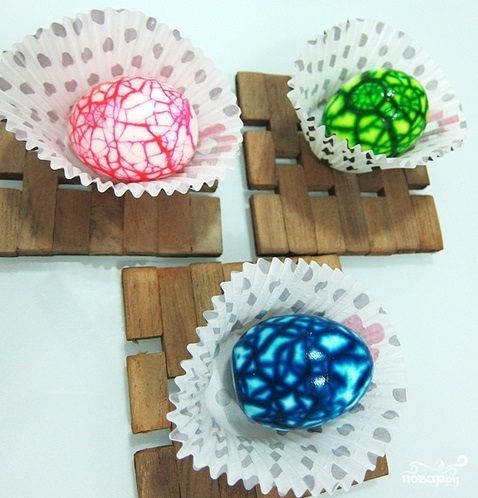 Marble Colored Eggs