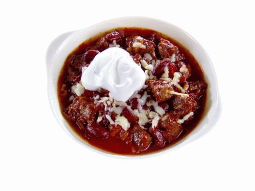 Photo of Chili Meat with Coffee and Bourbon
