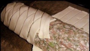 Meatloaf with egg
