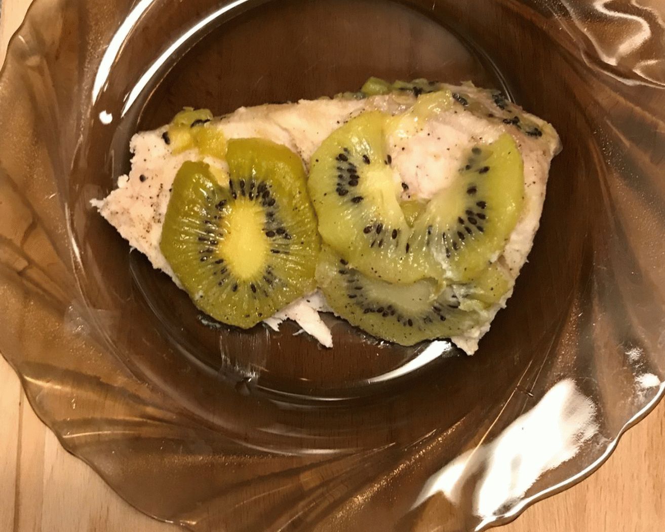 Kiwi baked meat