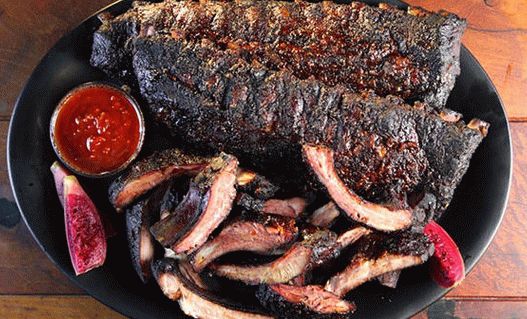 Photo A reliable recipe for ribs in barbecue sauce