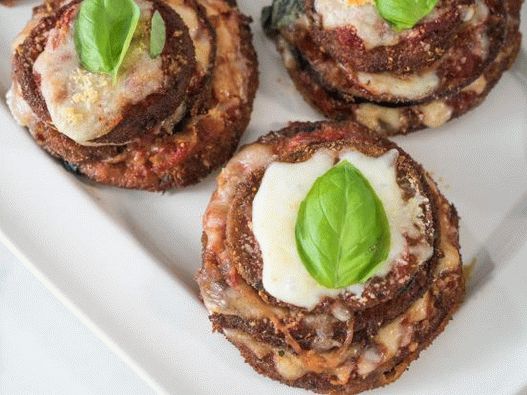 Photo of Napoleon from eggplant and cheese