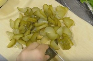 German potato salad with hunting sausages - 2