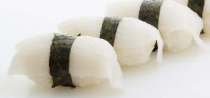 Nigiri Sushi with Squid