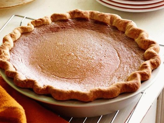 Photo Low-calorie pumpkin pie
