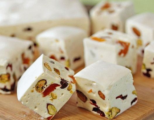 Photo of Nougat with white chocolate