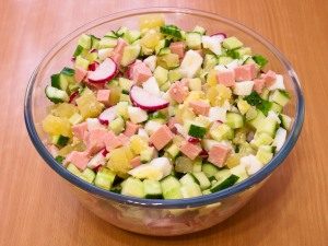 Okroshka is traditional