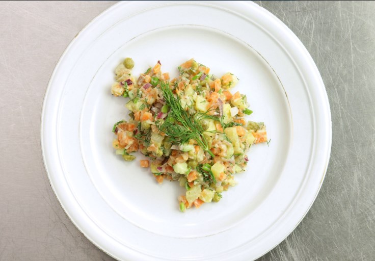 Olivier with Salmon