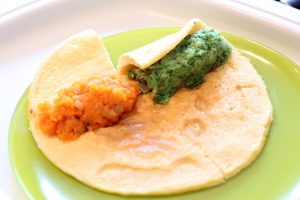 Omelet with vegetables