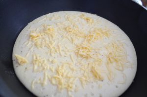 Omelet with cottage cheese