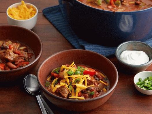 Photo of the dish - Chili with beef tenderloin