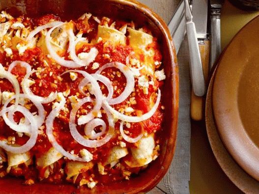 Photo of the dish - Enchilada suisas with chicken