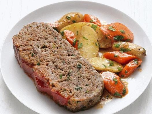 Photo of the dish - American meat bread (Mitlof) in a slow cooker