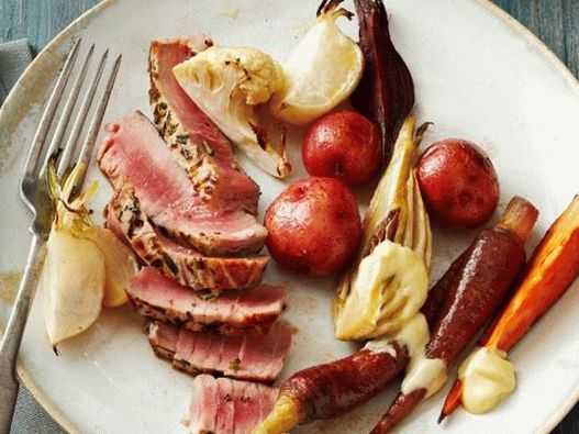Photo of the dish - Tuna steak with rosemary