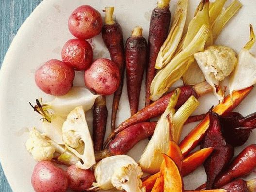 Photo of the dish - Baked vegetables with aioli sauce