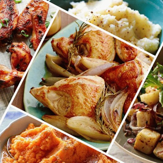 Photo Autumn dishes of 5 ingredients