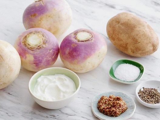Ingredients for the recipe - Mashed potatoes and turnips