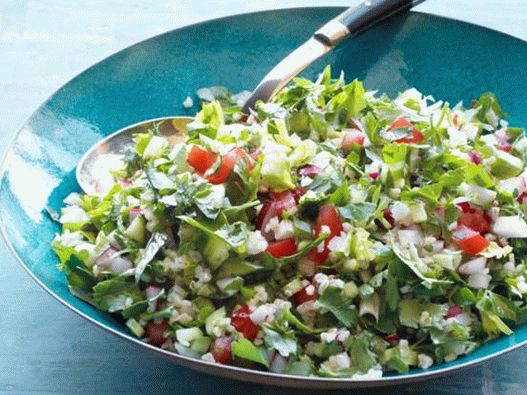 Photography dishes - Salad Tabule
