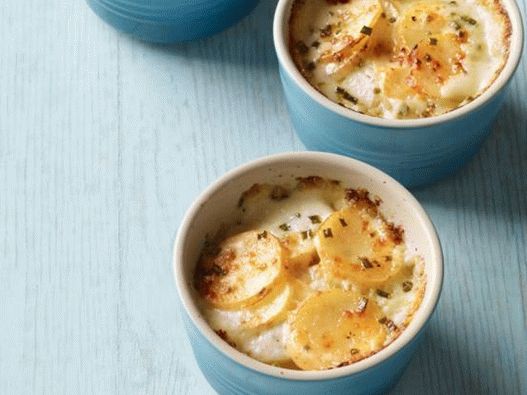 Photo of the dish - Potato gratin in a pot