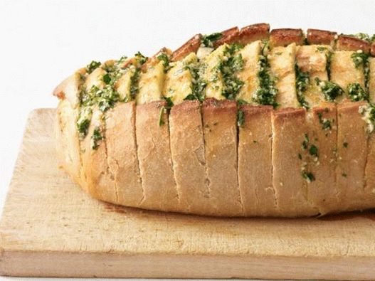 Photo of the dish - Garlic bread with parsley