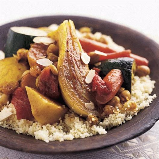 Photo of the dish - Couscous with seven summer vegetables