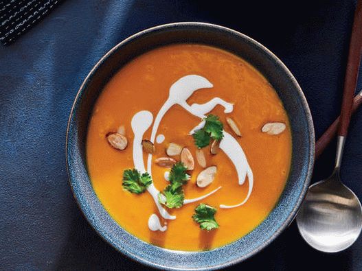 Photo of the dish - Sweet potato and peanut soup puree