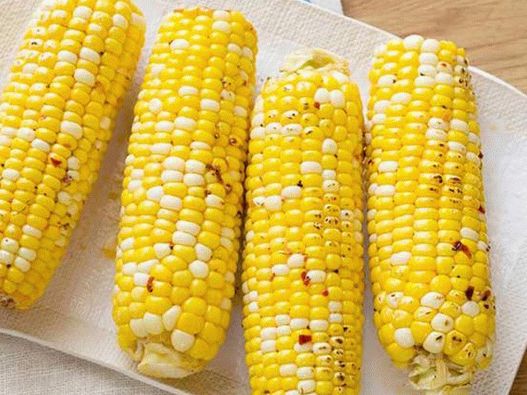 Photo Grilled spicy corn