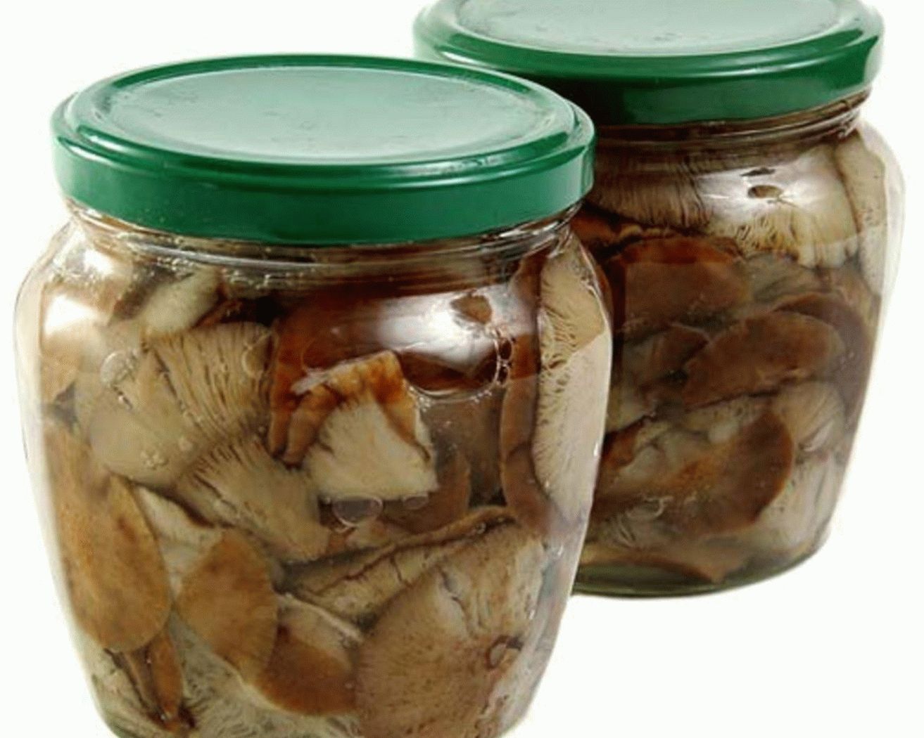 Spicy pickled mushrooms