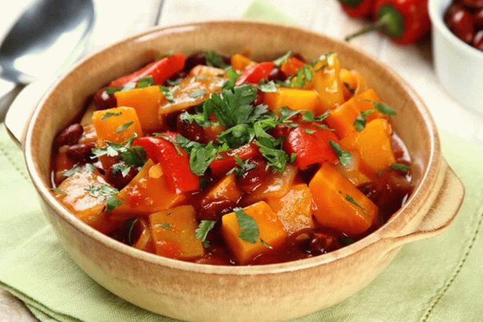 Spicy stewed vegetables
