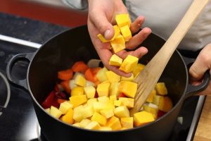 Spicy stewed vegetables