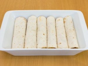 Spicy burrito