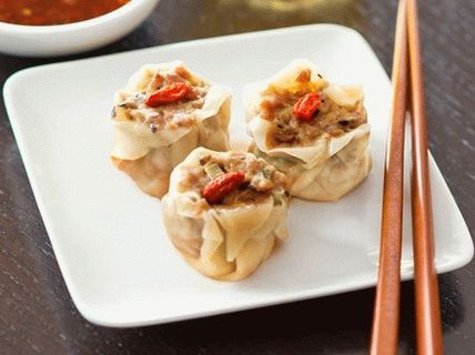 Photo Open dumplings