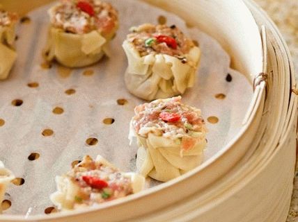 Open dumplings