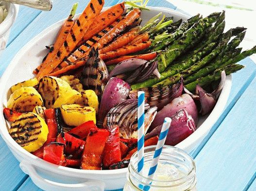 Photo Grilled Vegetables: 20 recipes