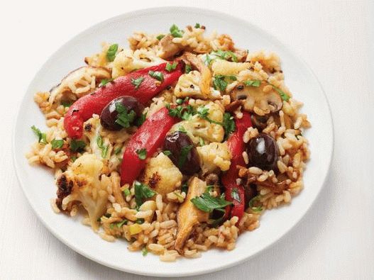 Photo Vegetable Cauliflower Paella