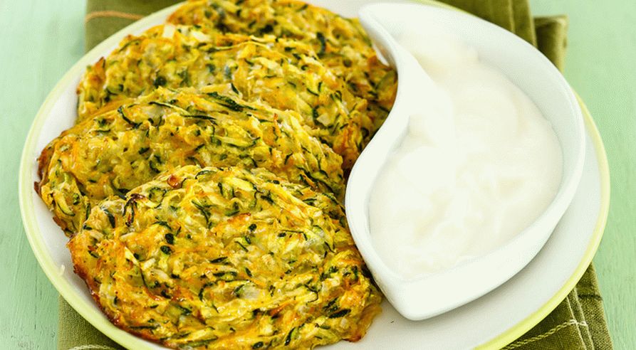 Feta Vegetable Pancakes