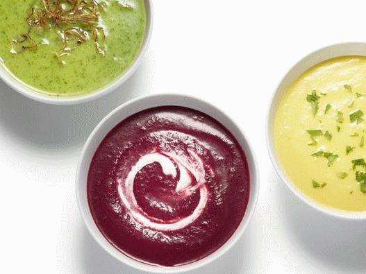Photo Vegetable soups: cooking options