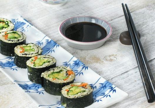 Photo Vegetable Sushi Rolls for All Ages