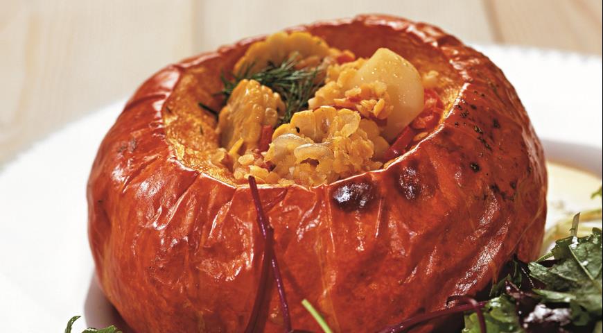 Pumpkin vegetable stew