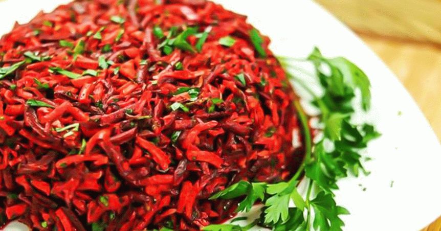 Vegetable salad "Whisk"