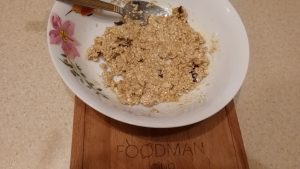 Oatmeal pancakes on the water