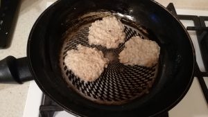 Oatmeal pancakes on the water