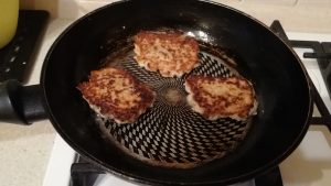 Oatmeal pancakes on the water