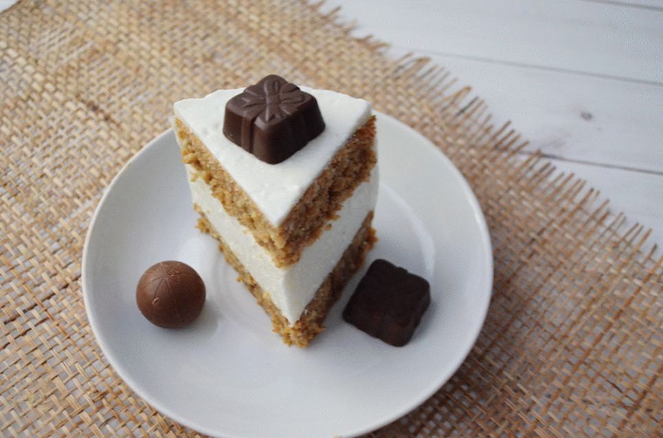 Oatmeal curd cake