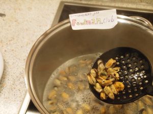 Seafood paella