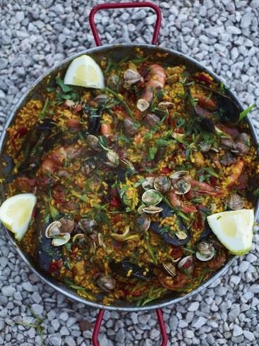 Jamie Oliver Seafood Paella